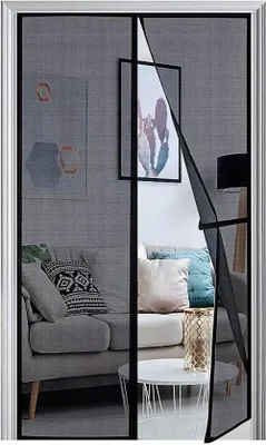 Obrázek produktu pro Magnetické balkonové dveře – síť proti hmyzu – 140 x 235 cm