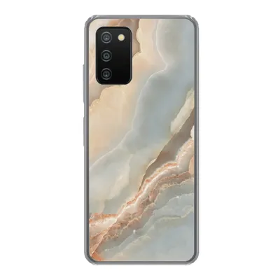 Produktbild von MuchoWow® Handyhülle Schutzhülle Hülle für Samsung Galaxy A03s Luxus - Mineralien - Natursteine Silikon Softcase Handy Hülle - Schutz