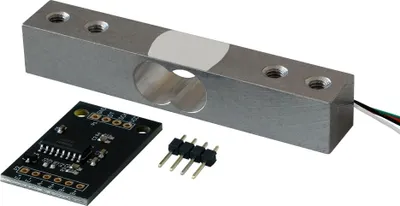 Zdjęcie produktu dla Moduł JOY-IT HX711 ADC z czujnikiem wagowym 60 kg