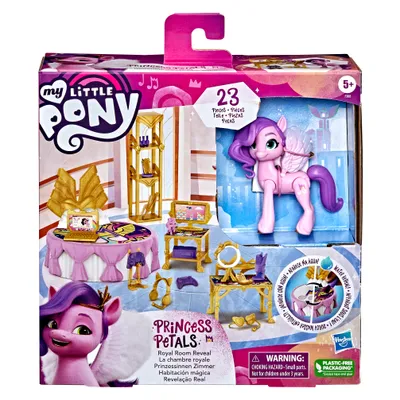 Produktbild von My Little Pony A New Generation Movie Royal Room Reveal Princess Pipp Petals, 5 Jahr(e), Gemischte Farben