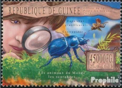 Produktbild von Briefmarken Guinea 2013 Mi 9788 (kompl. Ausgabe) postfrisch Käfer