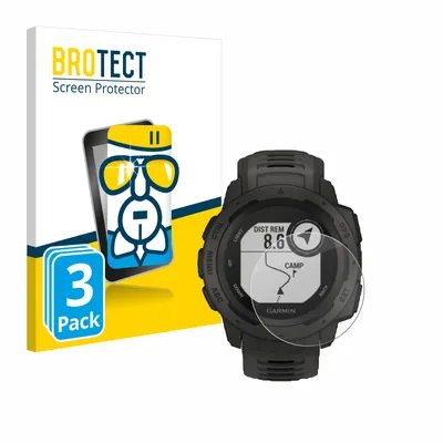 Produktbild von 3x BROTECT Schutzglas für Garmin Instinct Tactical Edition Schutzfolie Panzer Folie Glas Display Schutz klar