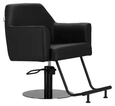 Obrázek produktu pro Kadeřnické křeslo Milos hydraulické otočné do kadeřnického salonu chromovaná opěrka nohou kadeřnické křeslo
