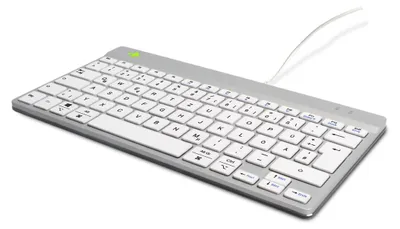 Produktbild von R-Go Compact Break (weiß, verkabelt, QWERTZ - DE)