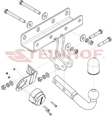 Produktbild von Z546812 Anhängerkupplung passend für JEEP Wrangler IV 11/2017- starr