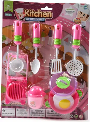 Produktbild von Kinder Küchenzubehör Set Kochgeschirr - Spielzeug Töpfe & Pfannen für Mini Küche Rollenspiel