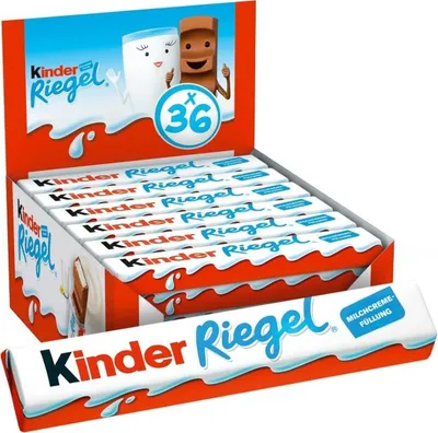 Produktbild von Ferrero kinder Riegel 36er Big-Pack (36 x 21g Riegel)