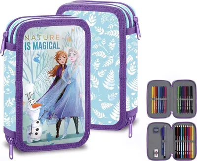 Produktbild von Disney Frozen 2 / Die Eiskönigin 2 - gefülltes Doppeldecker Schüleretui
