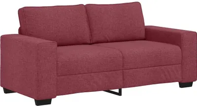 Produktbild von vidaXL 2-Sitzer-Sofa Weinrot 180x77x82 cm Stoff