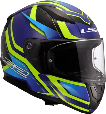 Immagine prodotto di Casco integrale LS2 FF353 RAPID II Flitz Yellow H-Viz Gloss Blue taglia XL