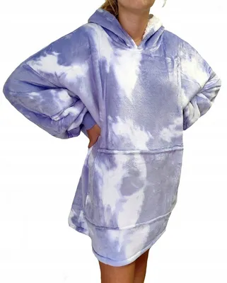 Zdjęcie produktu dla Koc bluza oversize ciepła bluza kocobluza z kapturem