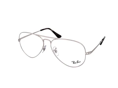 Produktbild von Ray-Ban Aviator Optics, Erwachsener, Uni, Pilot, Silber, Nicht-polarisierte Linse, Metall