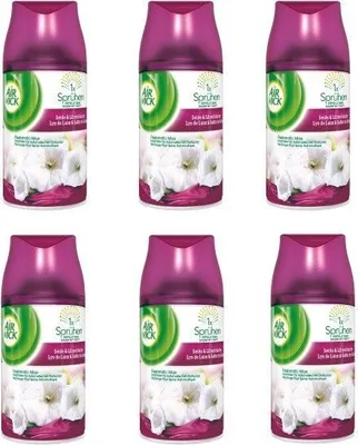 Produktbild von Air Wick Freshmatic Max Nachfüller Seide & Lilienduft 250ml 6er Pack (6 x 250ml)