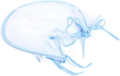 Image de Moustiquaire pour poussette - Protection pour bébé - Anti-moustiques - Adaptable à la plupart des poussettes - 50 x 34 x 2 cm - Blanc