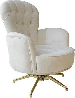 Immagine prodotto di Poltrona Chesterfield bianca poltrona di design poltrona monoposto imbottita