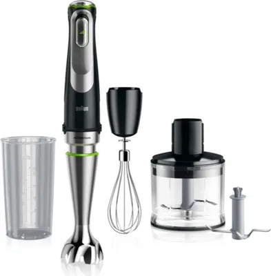 Produktbild von Braun MultiQuick 9 MQ 9135XI 0,6 l Pürierstab Schwarz, Edelstahl 1200 W