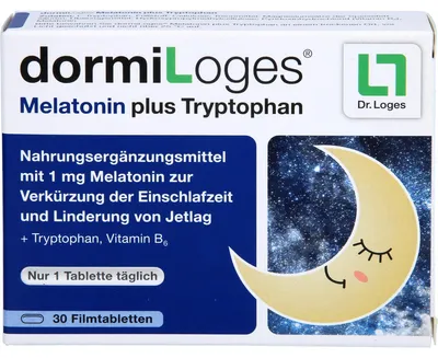 Produktbild von Dormiloges 1mg Mela Pl Try, 30 St FTA