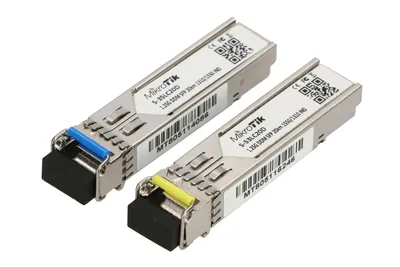 Immagine prodotto di MikroTik S-3553LC20D 1,25G SFP 1xLC (SM) 1310nm1550nm 20km DDM per Mikrotik (MT S-3553LC20D)