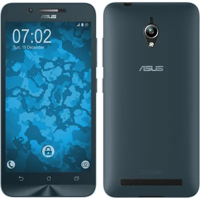Produktbild von PhoneNatic Case kompatibel mit Asus Zenfone Go (ZC500TG) - hellblau Silikon Hülle 360° Fullbody Cover
