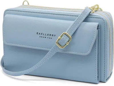 Produktbild von Handytasche zum Umhängen Handy Schultertasche Brieftasche Klein Crossbody Tasche Handy Geldbeutel Handytasche Geldbörse mit Kartenfächer
