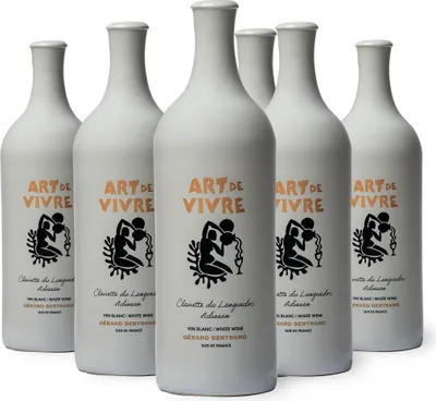 Image de Art de Vivre vin blanc Clairette du Languedoc Adissan 2024 lot de 6 bouteilles 75cl