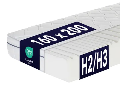 Produktbild von Matratze Relaxsan 160 x 200cm, H2-H3, Höhe 23 cm, Wendematratze mit 7-Zonen-Spezial-Komfortschaum, Punktelastisch, formstabil & atmungsaktiv