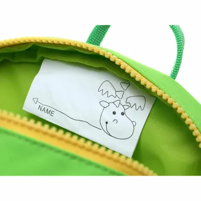 Immagine prodotto di sigikid Mini Rucksack Drache, Kinderrucksack, Kindergartentasche, Kinder Tasche, Kindergarten, Nylon, Grün, 3 L, 24216