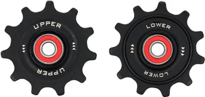 Imagen del producto de Kit de patines de cambio para bicicleta Elvedes Shimano de 12 velocidades, color plateado, con piñones de 11 dientes (plateado)