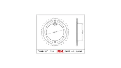 Immagine prodotto di Pignone RK 530 44T acciaio nero