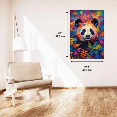 Zdjęcie produktu dla Schmidt® Spiele 59781 Puzzle 1000 elementów Panda w tęczowym lesie, 1000 szt., Inne, 12 lat(a)