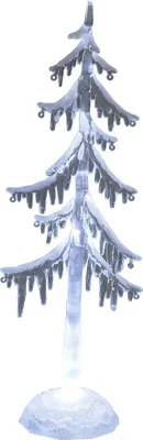 Produktbild von Formano Deko-Baum aus Acryl mit LED-Licht, 45 cm, 1 Stück, Weiß