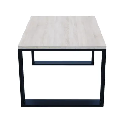 Obrázok produktu pre Konferenčný stolík AKKE Sonoma s čiernymi nohami DxŠxV: 80x35x55 cm