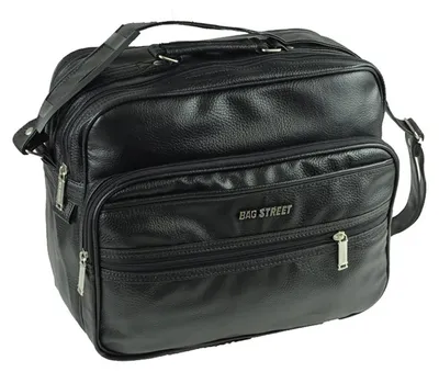 Immagine prodotto di Borsa Street da uomo in Pelle finta nera 35x14x30 D2OTJ130S