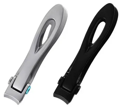 Produktbild von Haushalts-Schere mit gebogener Schneide, Scherhärte für dicke Zehennägel, extra scharfe Nagelschere aus Edelstahl, zuverlässiges Pflegeinstrument für die Fußpflege