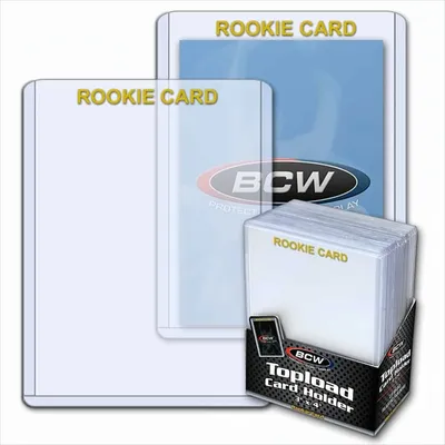 Image de BCW Topload 3 x 4" - Carte de recrue (25 ct.)