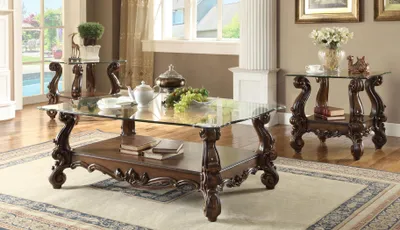 Produktbild von Couchtisch Tisch Beistelltisch Wohnzimmertisch Holz Tische Beistell Sofa Barock
