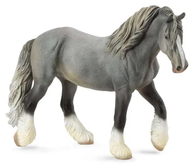 Produktbild von CollectA Shire Horse Stute - grau