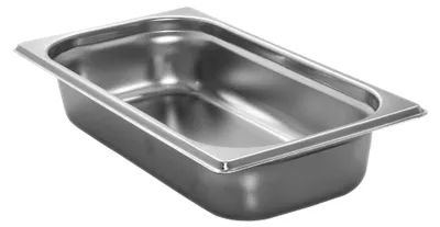 Produktbild von Gastronormbehälter 1/3 aus Edelstahl, 2,5 Liter, Tiefe 65 mm