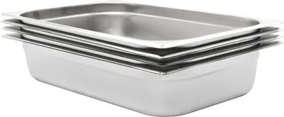 Produktbild von Gastronormbehälter 4 Stk. GN 1/1 100 mm Edelstahl
