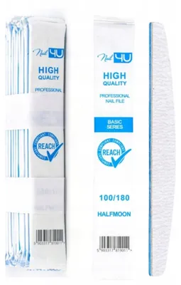 Produktbild von Nail4U Nagelfeile Boot 100/180 Set 10 Stück Zweiseitig