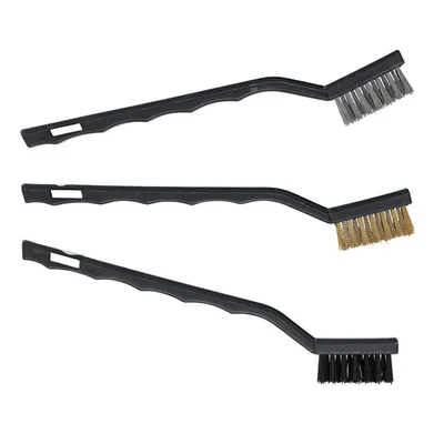 Immagine prodotto di Set di spazzole metalliche, piccolo, 3 pezzi, lunghezza: 170 mm