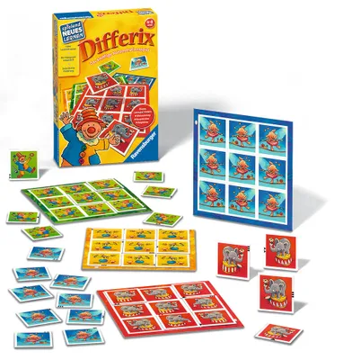 Produktbild von Ravensburger Differix, Lernspiel, Kinder, 4 Jahr(e), 8 Jahr(e), 36 Stück(e)
