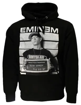 Immagine prodotto di Felpa con cappuccio Eminem Slim Shady Mugshot - XXL