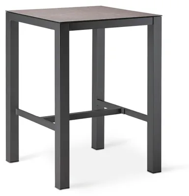 Produktbild von Bar-Tisch Rhodos 80x80cm anthrazit/Ardesia