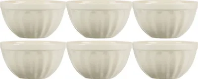 Produktbild von 6er SET Müslischalen MYNTE Butter Cream für 300ml D. 13cm cremeweiß Ib Laursen