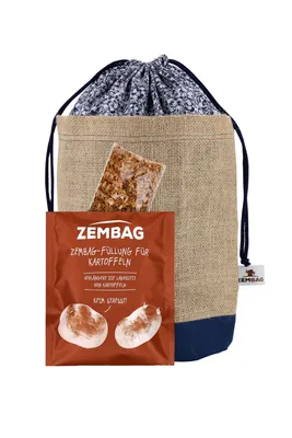 Produktbild von Blau geblümt Zembag für 2,5 kg Kartoffeln
