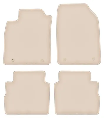 Produktbild von DURBAN Beige Velours-Fußmatten-Set für Opel Vectra C Kombi (2003-2008)