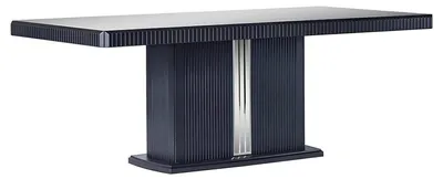 Produktbild von Eleganter grauer Esstisch aus Holz im modernen Stil