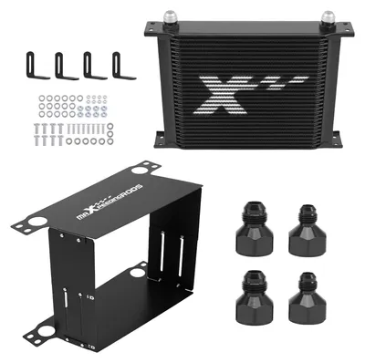 Produktbild von Ölkühler 30-Reihen Aluminium Kit for Universal AN-10 mit Eckstreben