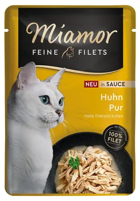 Produktbild von Miamor Filets Huhn in Sauce - Hähnchenfilet in Sauce 100g Miamor
